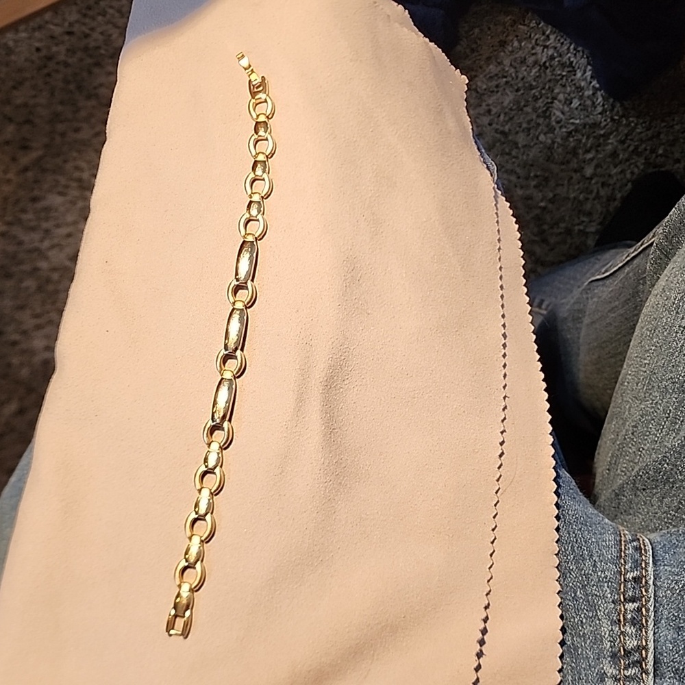 10k and palladium bracelet